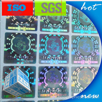 Aangepaste 3D Holografische Stickers Etiketten